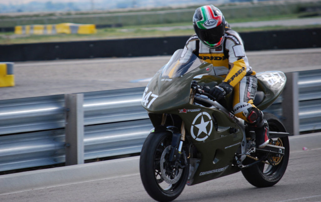 Army Green Suzuki SV650 Continental Race Attack Street Tire Review