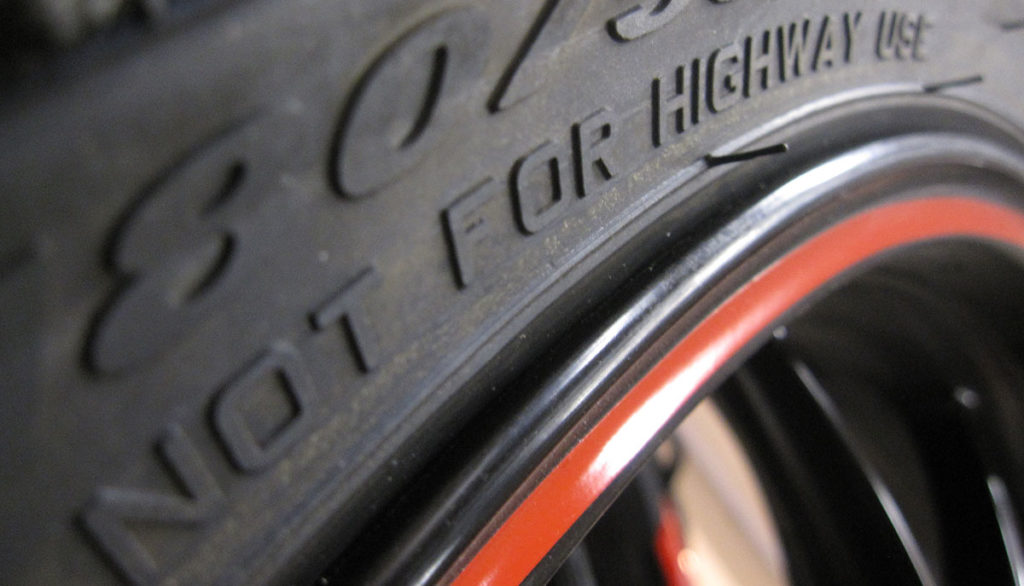 motorcycle tire not for highway use