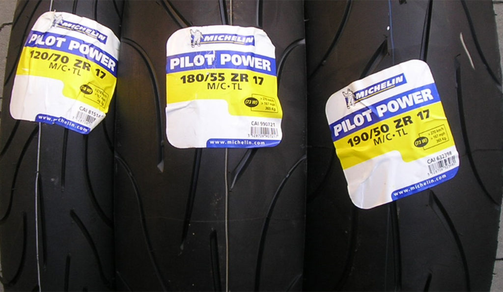 Michelin Pilot Power Tire Rack