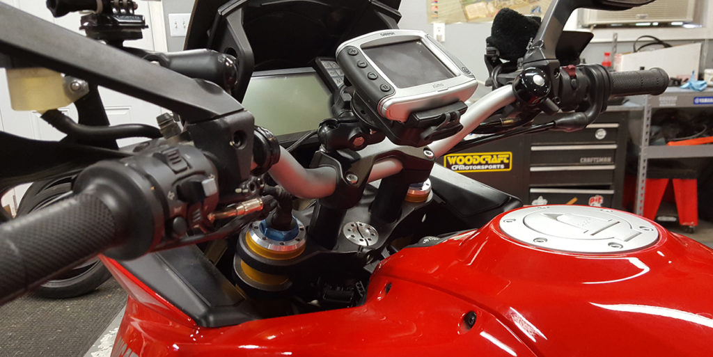 how to install a motorcycle ram mount for gps, phone, camera