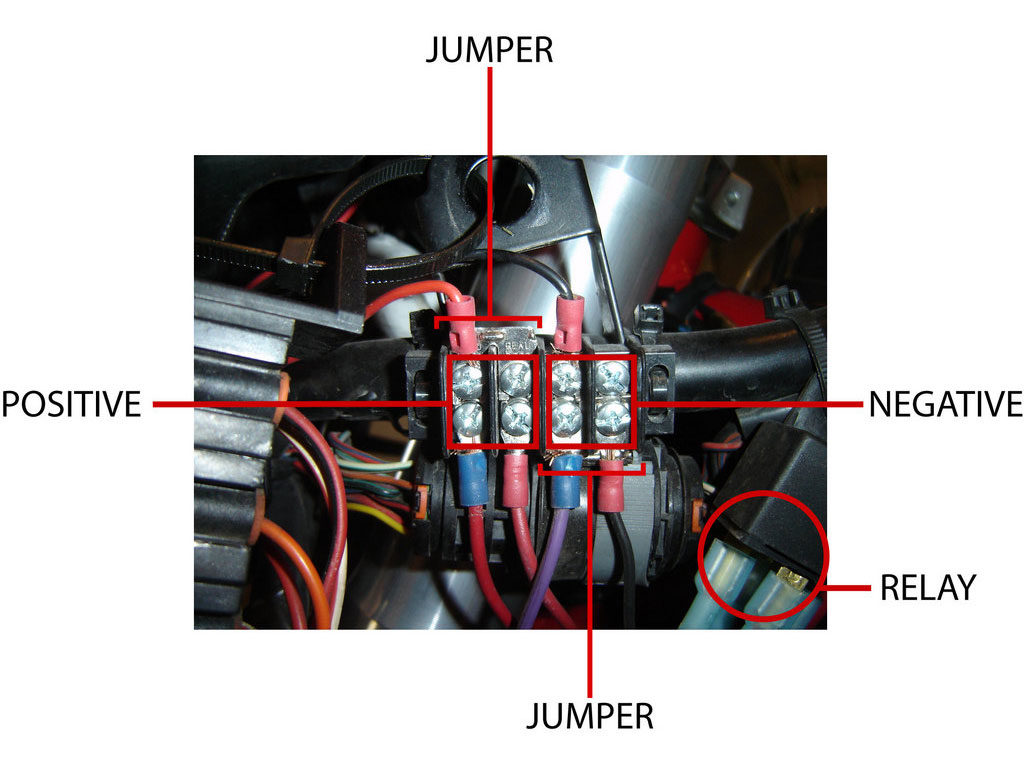 motorcycle relay distribution block 